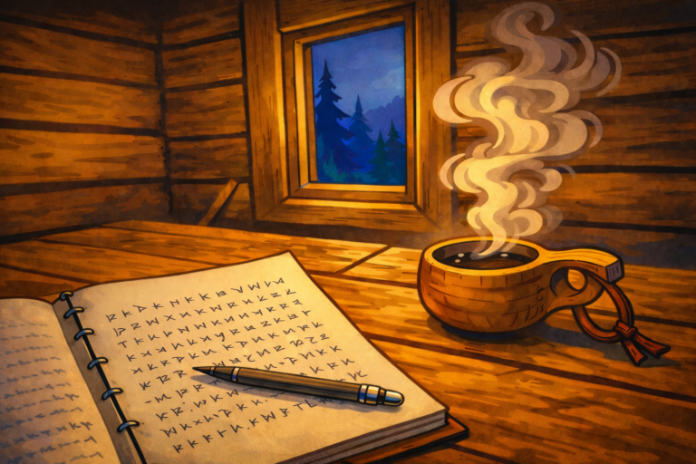 Trail journal background
